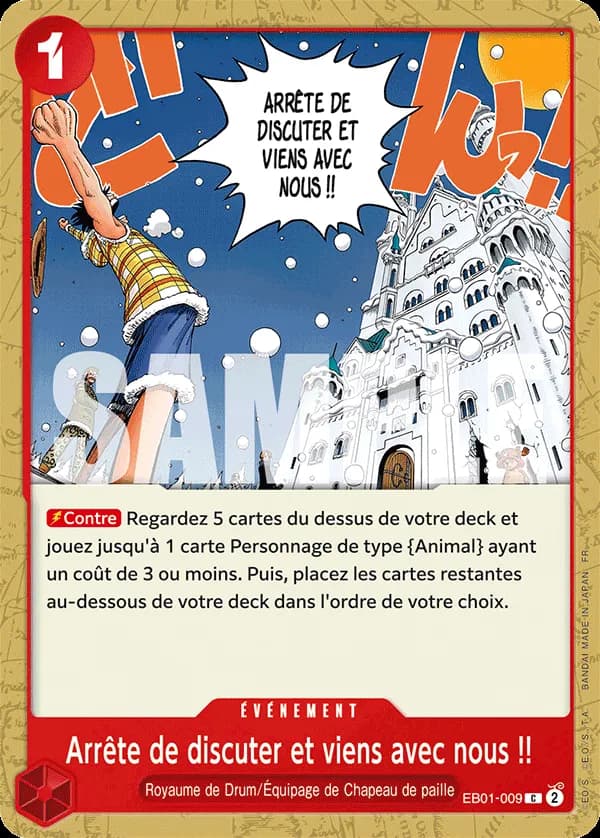 Arrête de discuter et viens avec nous !!
