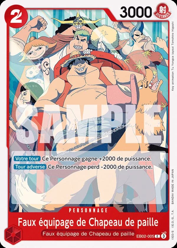Faux équipage de Chapeau de paille