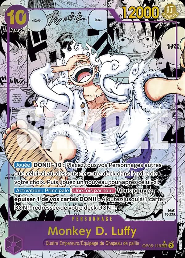 Monkey D. Luffy, Gear 5 — Manga Rare OP05-119